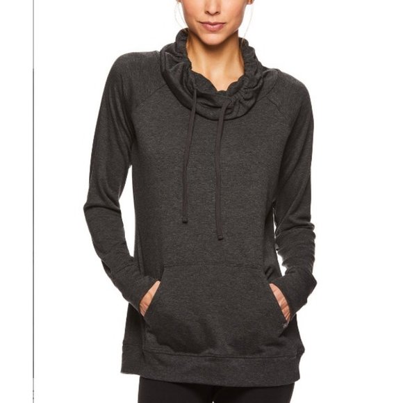GAIAM Sweaters - GAIAM Women’s Grace Cowl-Neck Hoodie Medium
